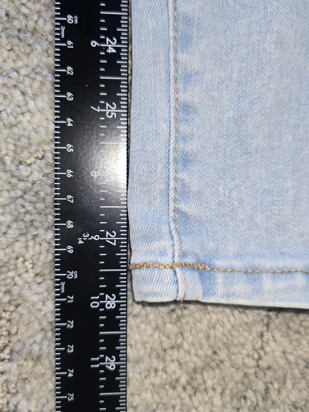 Light Wash Y2K Distressed Kids Aeropostale Jeans High Rise Jegging *0038